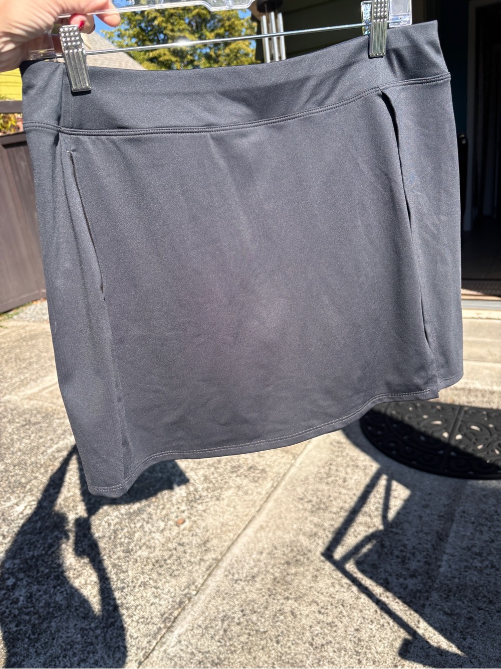 Avia Woman’s Active Skort - Dark Gray, Size Large